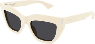 Saint Laurent SL 759 004 Womens Sunglasses White Size 53 - Free RX Lenses - Free RX Lenses