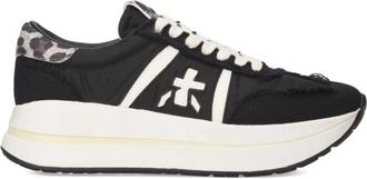 Premiata Bethcoin 8150 - Dames - Sneakers - Zwart - 39 EU - Leer - Schoenen