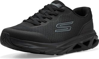 Skechers Glide-step Vortex Avalin Mens Running Shoes Black/Black : 10.5 4E - Extra Wide, Textile