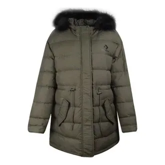 Converse (WMNS) Converse Long Down Jacket Asia Sizing Green 10007727-A01