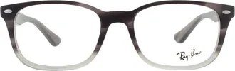 Ray-Ban Demo Square Unisex Eyeglasses RX5375 8106 53
