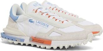 Lacoste Elite Active Sneaker in White/light Blue at Nordstrom, Size 10.5