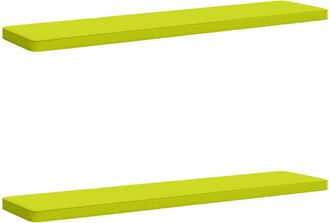 vidaXL Cojines Para Banco De 2 Piezas Vught 2 Uds. 100% Poli&eacute;ster Vidaxl
