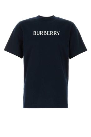 Burberry Navy Blue Logo T-Shirt