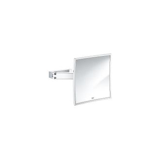 GROHE Selection Cube Espejo De Aumento Cosm&eacute;tico X3, Cromo /espejo (40808000)