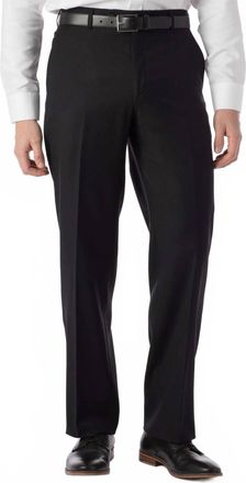 Ballin Super 120S Luxury Wool Serge Comfort-Eze Trouser In Black