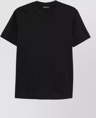 Emporio Armani cotton crew neck short sleeve t-shirt