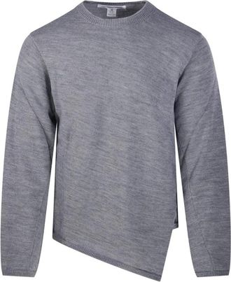 Comme Des Gar&ccedil;ons Shirt - Heren - Ronde hals truien - Grijs - L - Truien & Vesten