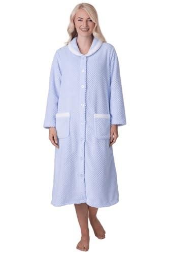 Camille Robe De Chambre Polaire Super Douce pour Femmes Peignoir