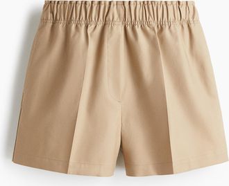 H&M Shorts aus Pima-Baumwolle - Beige