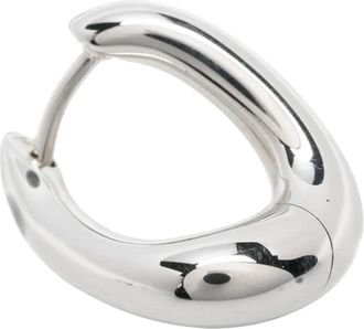 Tom Wood Twist Hoops Small - unisex - Oorbellen - Wit - ONE Size - Accessoires