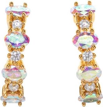 Girls Crew Iridescent Galaxy Huggie Hoope Earrings in Gold at Nordstrom