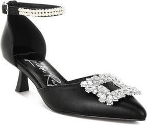 London Rag Onkana Kitten Heel Sandal in Black at Nordstrom Rack, Size 10