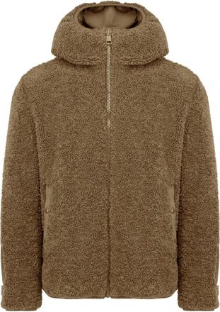 Bomboogie Omkeerbare jas met capuchon - Heren - Jassen - Bruin - Maat: XL Zijde