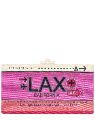 Judith Leiber Sleek Rectangle Homebase Los Angeles Clutch