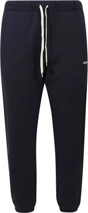 Autry Trainingsbroek met geborduurd logo en taillekoord - Heren - Sweatpants - Blauw - L - Broeken