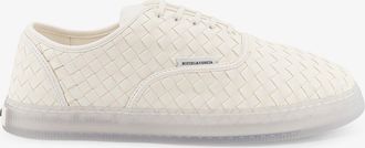 Bottega Veneta Sneakers Serena in pelle con effetto Intrecciato - BOTTEGA VENETA - gender_Man