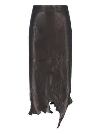 Diesel Womens Skirts Black Sheep Leather