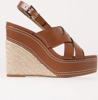 Michael Kors Sandalo Nora Michael Kors in pelle con zeppa