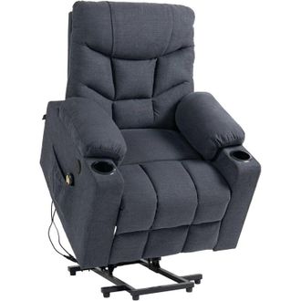 Clp Sill&oacute;n Andover Tela Gris Oscuro