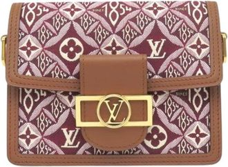 Louis Vuitton Pre-owned Mini Dauphine - Dames - Vintage Schoudertas - Rood - ONE Size - Leer - Vintage