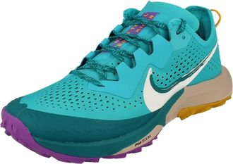 Nike Air Zoom Terra Kiger 7 Mens Running Trainers CW6062 Sneakers Shoes (UK 7 US 8 EU 41, Turquoise Blue White 400)