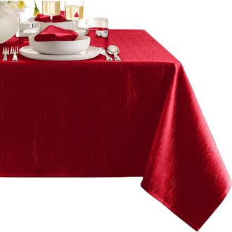 Elrene Continental Solid Texture Water & Stain Resistant Tablecloth