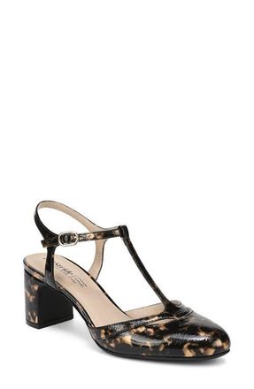 Life Stride Toni Ankle Strap Pump in Black Multi at Nordstrom, Size 8.5