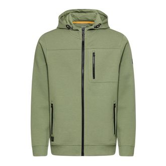 Camel Active Zip-through Sweatshirt - Heren - Vesten met rits - Groen - 2XL - Hoodies & sweatvesten