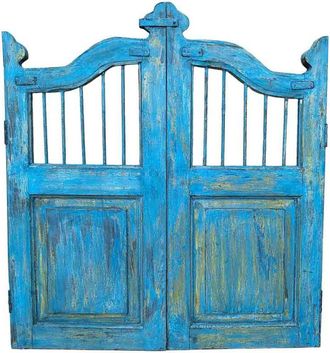 Wanderlust Deco Puerta De Madera Acabado Artesanal 80x3x103h Cm