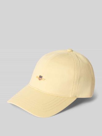 GANT Basecap aus Baumwolle mit Label-Stitching in GELB, Gr&ouml;&szlig;e 1