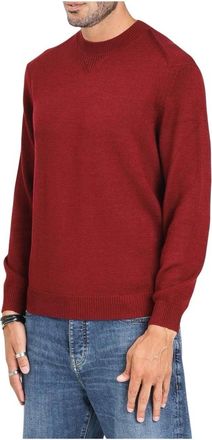 A|X Armani Exchange Pullover met ronde hals - Heren - Truien - Rood - Maat: 2XL Katoen