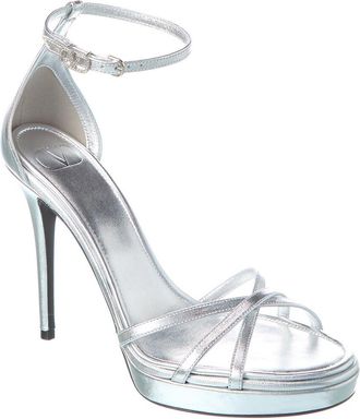 Valentino Vlogo 120 Leather Platform Sandal