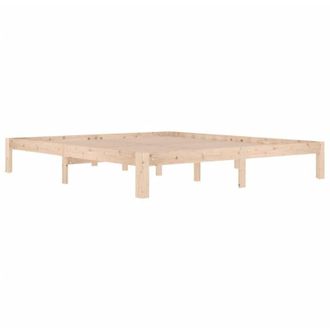 vidaXL Estructura de cama doble sin colchón 180x200 cm vidaXL