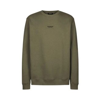 Dondup Hoodies & sweatvesten, Heren, Groen, XL, Katoen, Crewneck Sweatshirt