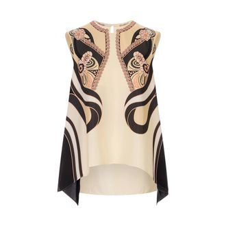 La DoubleJ Sleeveless Tops, female, Multicolor, Size: M San Carlo Top Placee