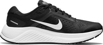 Nike Womens Air Zoom Structure 23 Sneakers In Black/white/anthracite