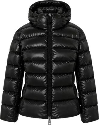 Herno Black Solid Hood Jacket