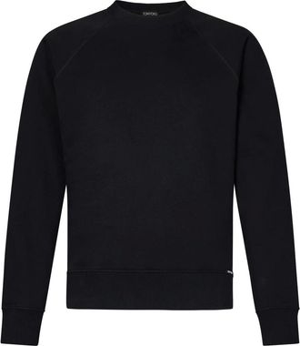 Tom Ford Heren, Sweatshirts & Hoodies, Zwart, Maat: XL Katoen