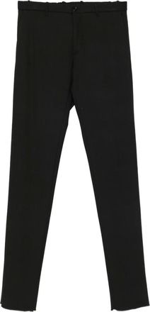 Incotex Pantaloni con orlo sfrangiato - Nero