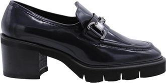 Luca Grossi Damastbloem Mocassin Schoenen - Dames - Pumps - Blauw - 39 EU - Schoenen