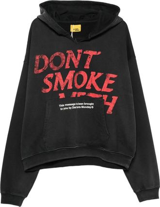 Diet Starts Monday Slogan-print Pouch-pocket Hoodie