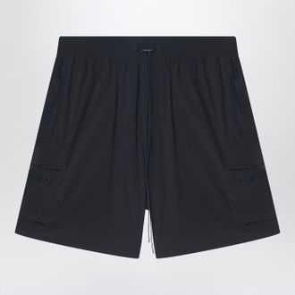 Represent Black nylon-blend shorts