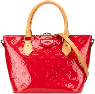 Louis Vuitton Pre-owned Womens Bellevue Pm Tote Bag - Red Leather - One Size