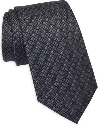Tommy Hilfiger Morgan Geometric Tie in Black at Nordstrom Rack