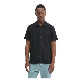 Sams&oslash;e & Sams&oslash;e Hombre, Camisas, Negro, Talla: S