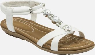 Lotus Womens Daria Womens Sandals - White - Size: 7