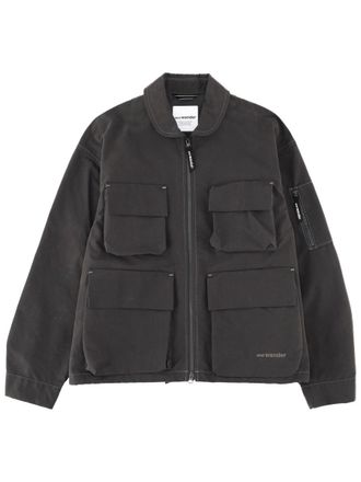 And Wander Boxy Utility Cotton-Blend Jacket
