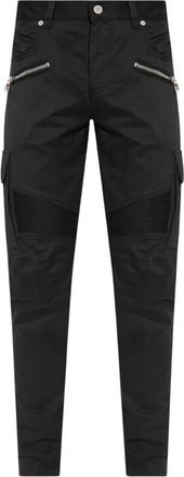 Balmain Broek met zakken - Heren - Slim Fit Broeken - Zwart - W31 - Katoen - Broeken