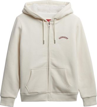 Superdry Kapuzensweatjacke »BORG LINED ZIPHOOD«